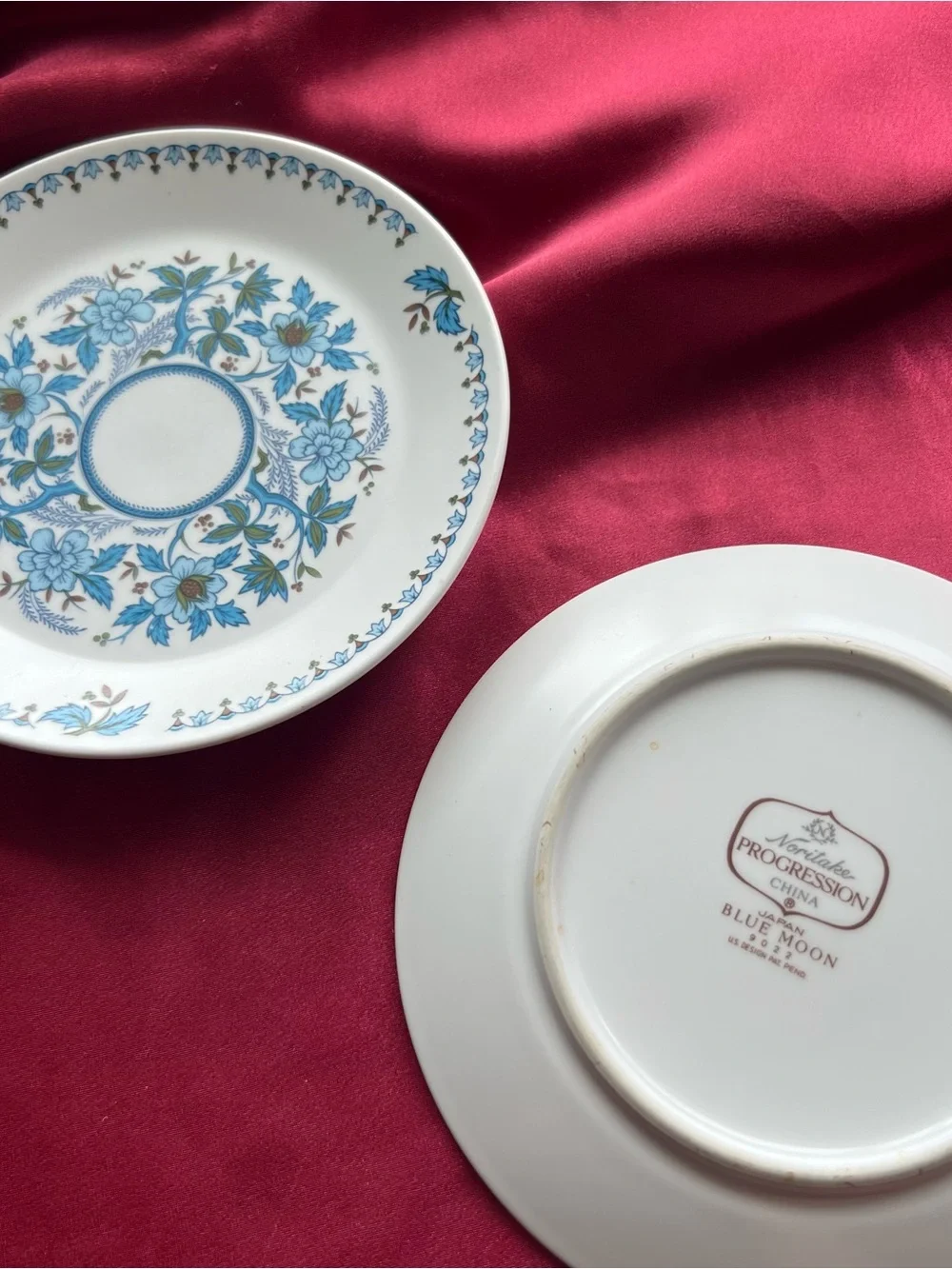 Noritake Progression China Japan Blue Moon 9022 - Set of 2 Plates